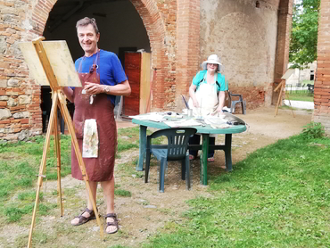 Studio Italia our art workshop in Tuscany for artists of all levels