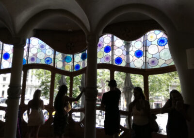 A view of the Palau Guell during an art tour in Barcelona offered by Walk the Arts